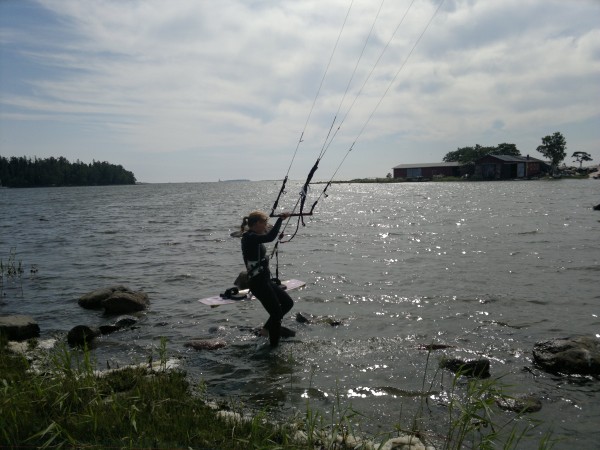 Kiting Drumsö Lauttasaari