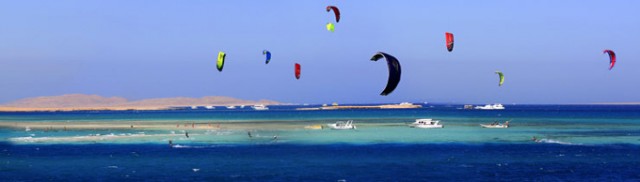 Kitesurfing i Hurghada i december