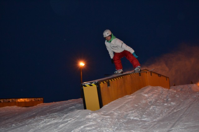 Snowboardkväll vid Talma