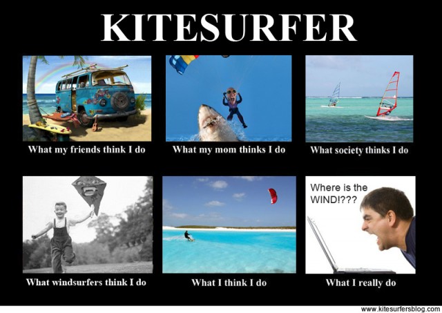 What a kitesurfer really do