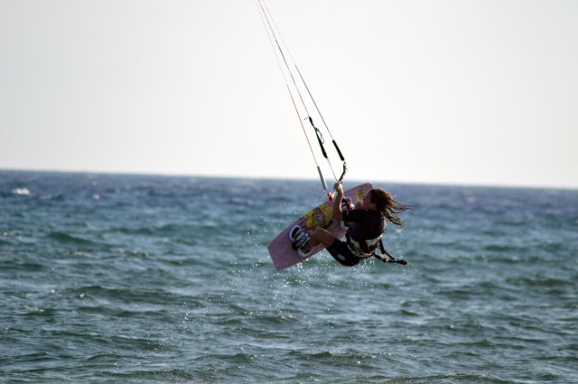 Kitesurfing i naxos