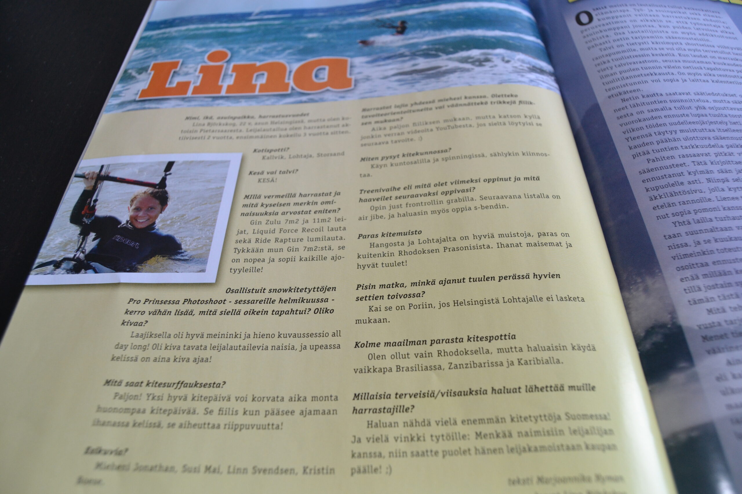 Intervju i Kite & Surf