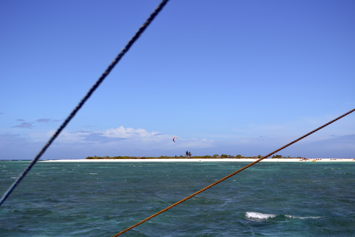 Seco Island, the paradise island for kitesurfing in the middle of the ocean