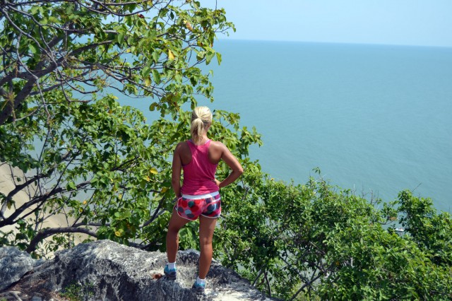 klättring utsikt hav