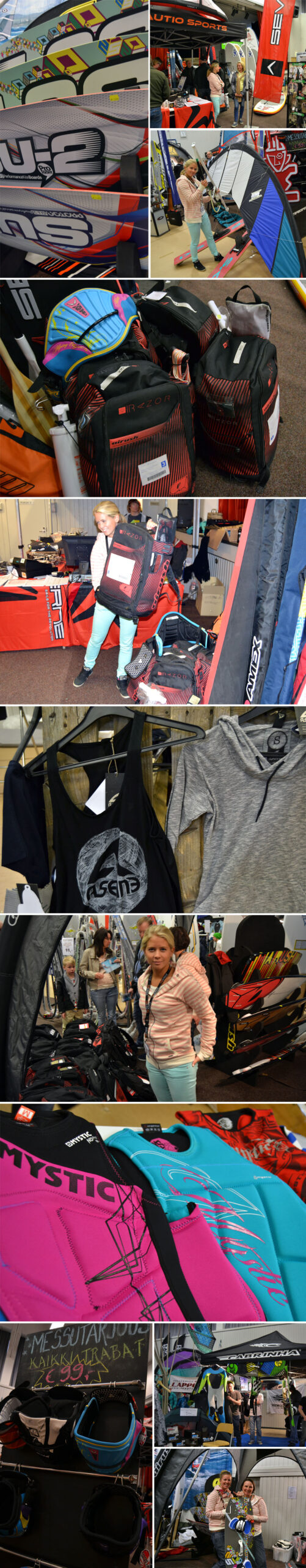 Mycket nytt från kitesurfingmässan