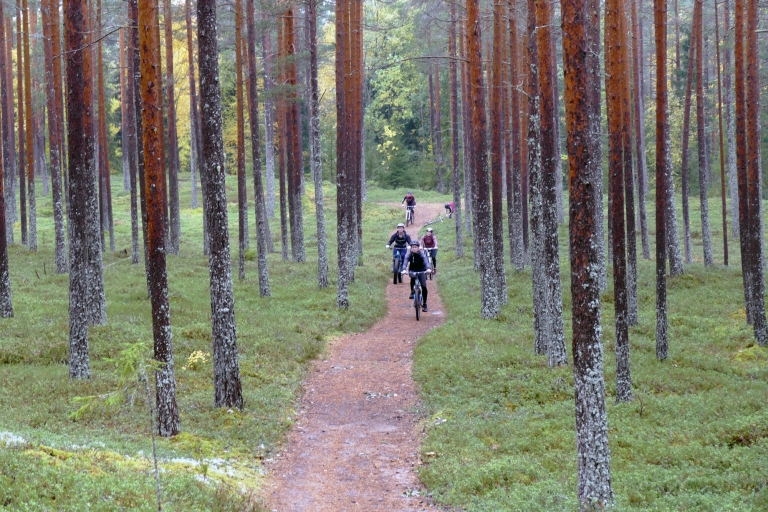 På mountainbike i Kalajoki – 20 km skogsrunda på fina stigar