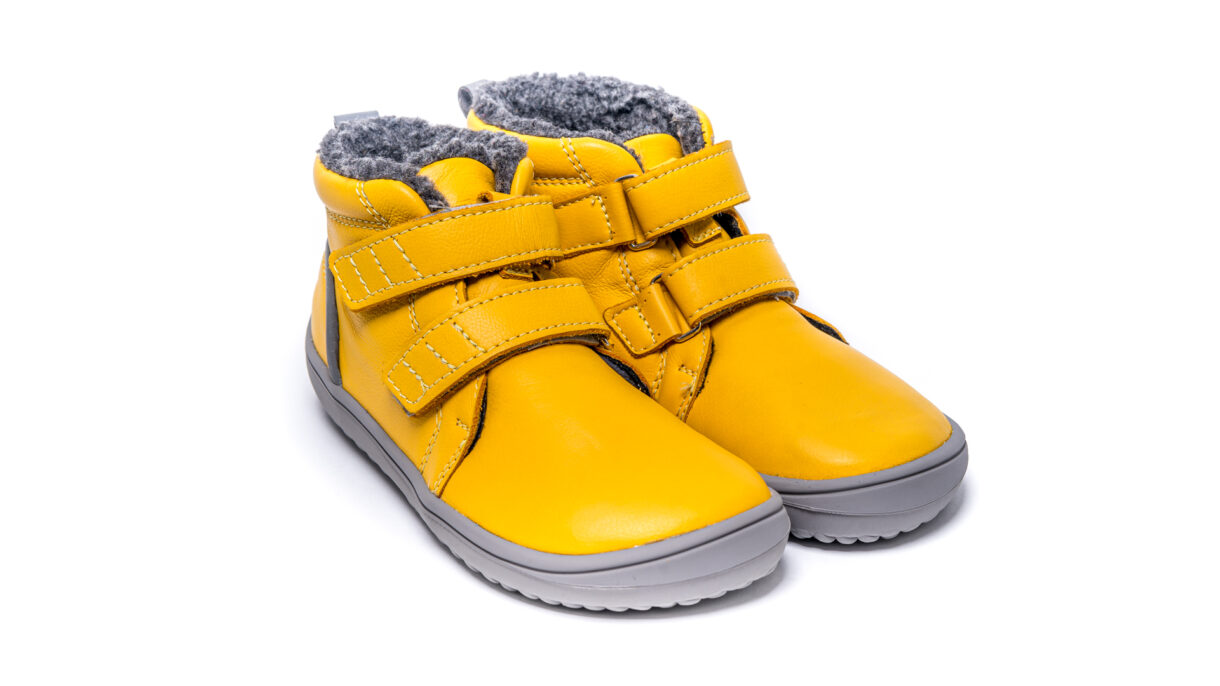 Be Lenka Kids Winter barefoot - Penguin - Yellow - 2